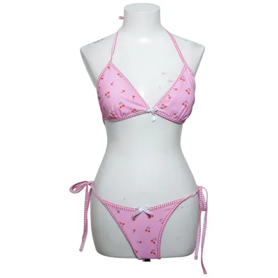 Bikini (Rosa, Röd, Vit) Elastan, Polyester