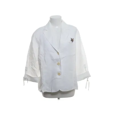 Cardigan (Wit) van Frank Walder Linnen