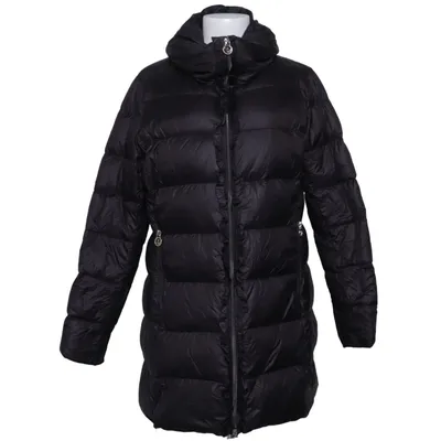 Down coat (Black) from Flash Woman Down, Feather, Polyamide