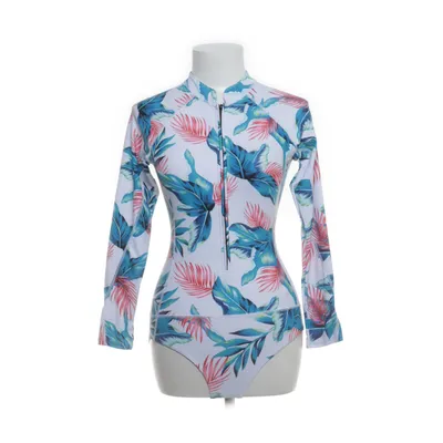 Baddräkt (Vit, Flerfärgad)