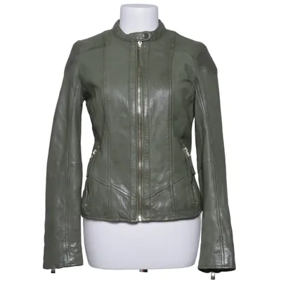 Leather jacket (Green) from Gipsy by Mauritius Leather, Recycled polyester