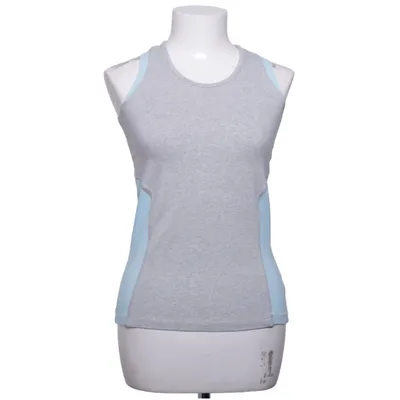 Sport tanktop (Grijs, Turquoise) van SOC Katoen, Elastaan