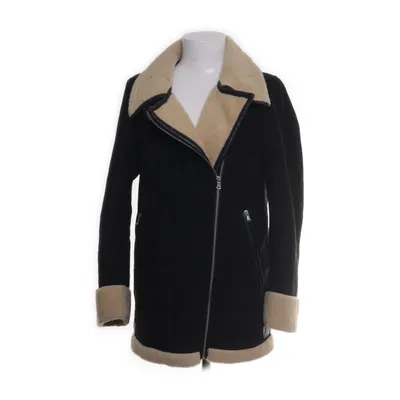 Shearling jas (Zwart, Beige) van Zara Trafaluc Outerwear Collection Polyester, Acryl