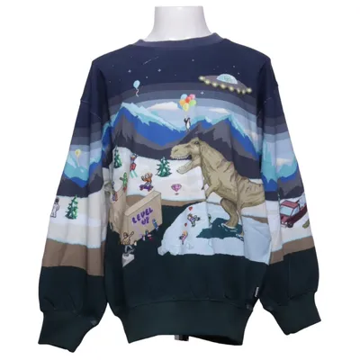 Sweatshirt (Blue, Green, Multicolored) from Molo Organic cotton