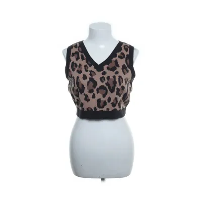 Vest (Brown, Black) from Social Tourist Cotton, Nylon, Viscose