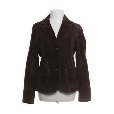 Blazer en cuir (Marron) de Cappuccini Cuir