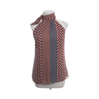 Halter neck top (Brown, Multicolored) from Zuiki Polyester