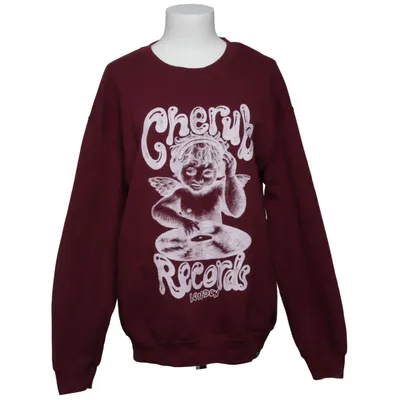 Sweatshirt (Red) from Vintage Supply Cotton, Polyester