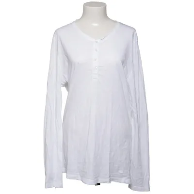 T-shirt manches longues (Blanc) de KiWi Saint-Tropez Coton