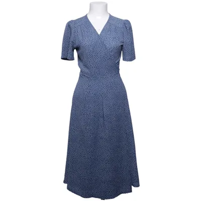 Omlottklänning (Blå, Vit) från Ost Elastan, Polyester