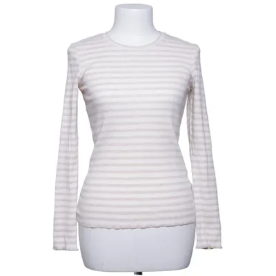 T-shirt à manches longues (Blanc, Beige) de Selected Coton biologique
