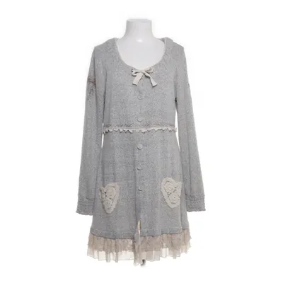 Cardigan (Grå, Hvid) fra Cream Bomuld, Polyester