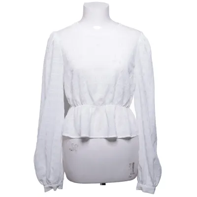 Blouse (White) from NA-KD Elastane, Polyester