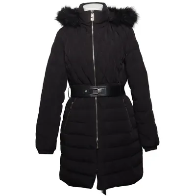 Down coat (Black) from Ivanka Trump Acrylic, Down, Feather, Polyester