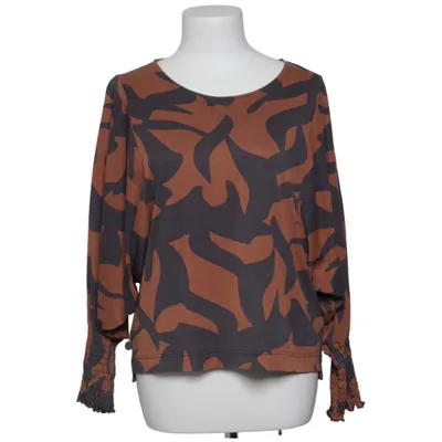 Blouse (Brown, Gray) from House of Lola Modal, Polyester