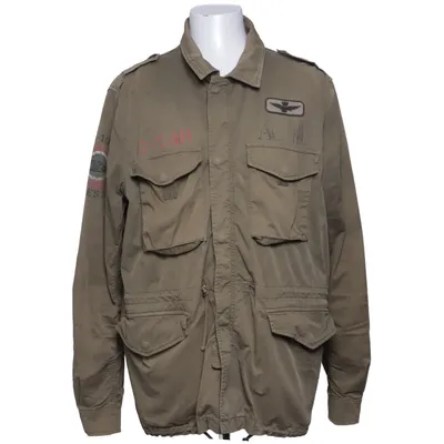 Veste safari (Vert) de Aeronautica Militare Coton, Élasthane
