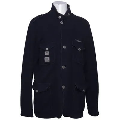 Cardigan (Blauw) van Aeronautica Militare Katoen, Polyamide, Polyester, Wol