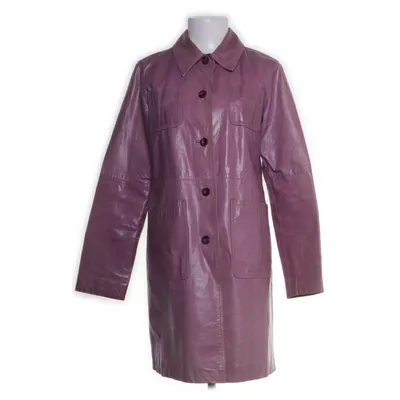 Veste longue en cuir (Violet) de Vero Moda Cuir, Polyester