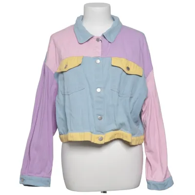 Veste en jean (Rose, Bleu, Jaune) Coton
