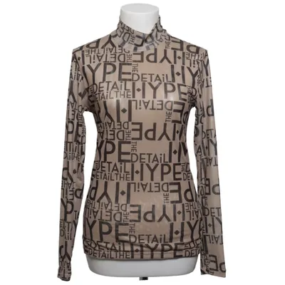 Långärmad t-shirt (Beige, Svart) från Hype the Detail Elastan, Polyester