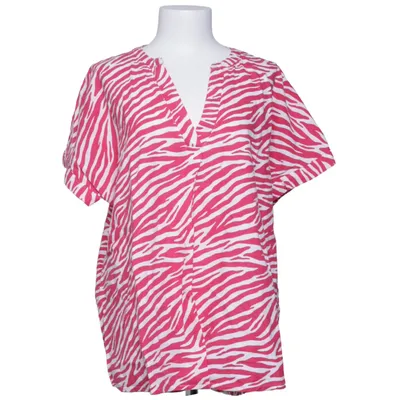 Top (Pink, White) from Amara Reya Linen, Viscose