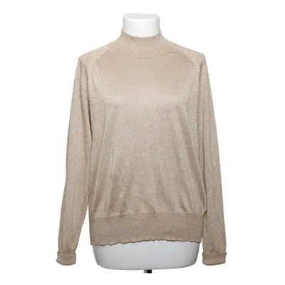 Turtleneck (Beige) fra Index Metallfiber, Viscose