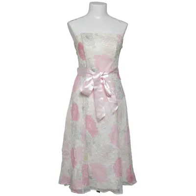 Dress (Pink, White, Multicolored) from Début Acetate, Silk
