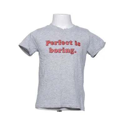 T-shirt (Grå) från Mini Gina Tricot Bomull, Viskos