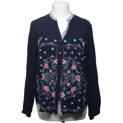 Blouse (Bleu, Multicolore) de Desigual Coton, Polyester, Viscose