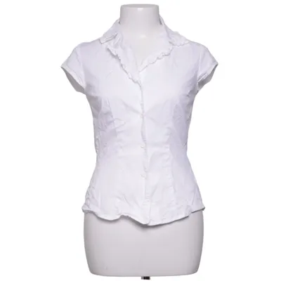 Chemise à manches courtes (Blanc) de Elements Coton, Élasthane