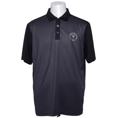 Polo shirt (Black, Gray) from Antigua Polyester