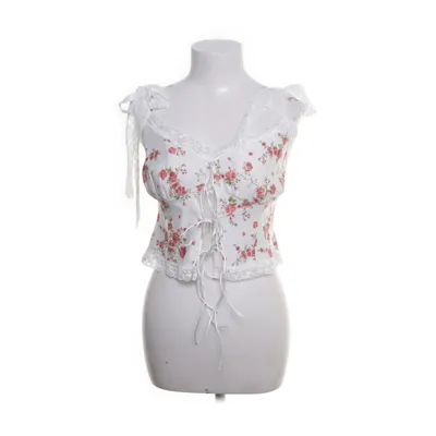 Tanktop (Wit, Meerkleurig) van Boohoo Polyester, Elastaan