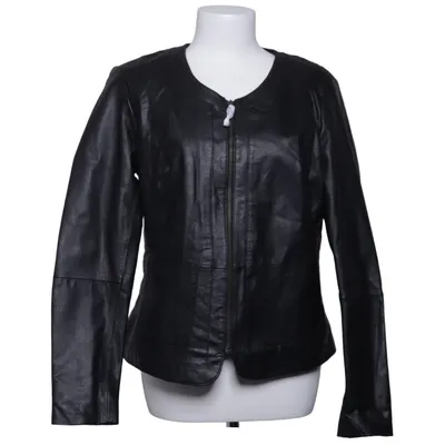 Veste en cuir (Noir) de Hema Cuir, Polyester