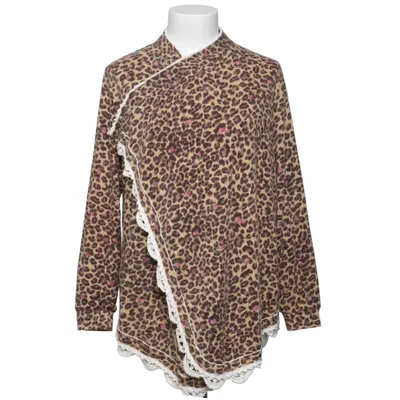 Cardigan (Brown, Multicolored) from Ester Elenora Acrylic, Polyurethane
