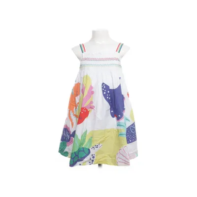 Klänning (Vit, Flerfärgad) från Mini Boden Bomull
