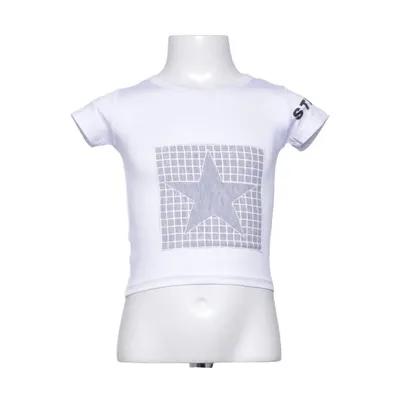 T-shirt (Blanc, Gris) de Vogue Fashion Polyester
