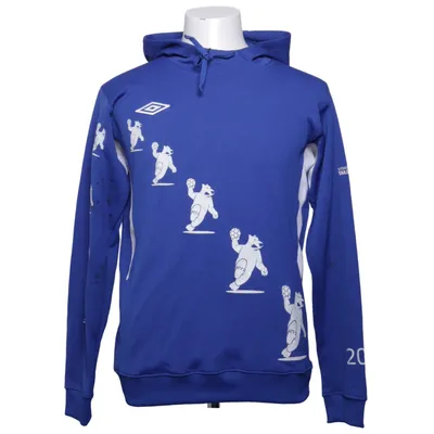 Hoodie (Blue, White) from Umbro Polyester