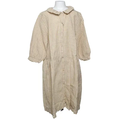 Skjortklänning (Beige, Vit, Flerfärgad) från Matona Linne