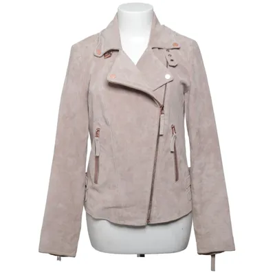 Bikerjack (Beige) van Freaky Nation Leer, Polyester
