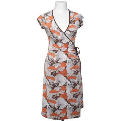 Wrap dress (Brown, Orange, White, Multicolored) from Qed London Elastane, Polyester