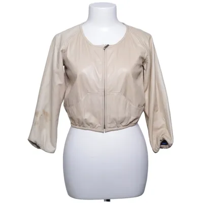 Veste en cuir (Beige) de Sita Murt Acétate, Cuir