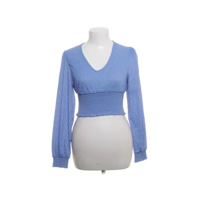Crop top (Blauw) van Vero Moda Elastaan, Polyester