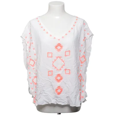 Strandklänning (Vit, Orange) från Tu Viskos