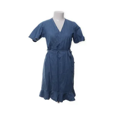 Denim jurk (Blauw) van Denim Katoen