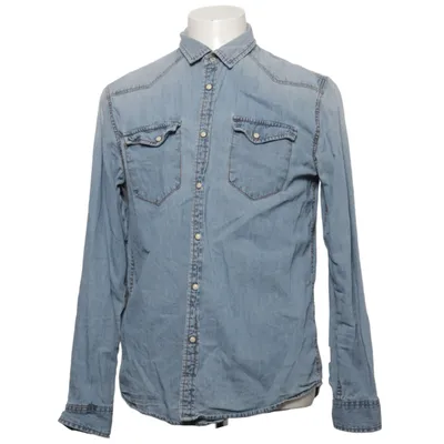 Jeansskjorte (Blå) fra Zara Man Denim Collection
