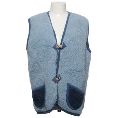 Outer vest (Blue) from Guld Design Wool
