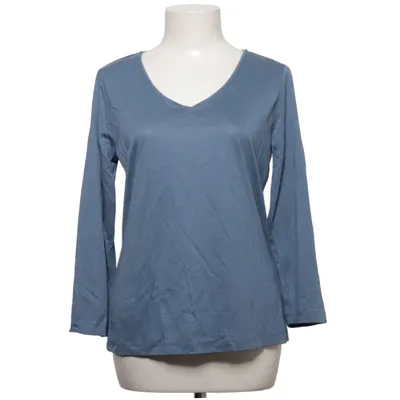 Langærmet t-shirt (Blå) fra Ril's Bomuld, Lyocell, Polyester
