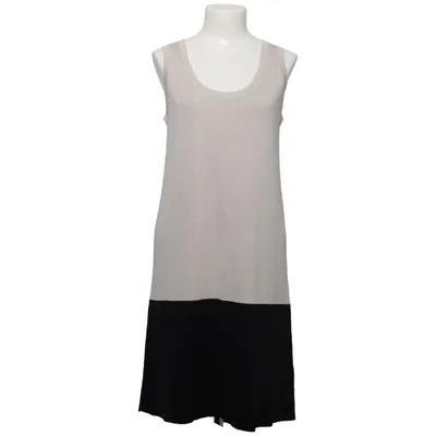 Jurk (Beige, Zwart) van Paule KA Katoen, Zijde