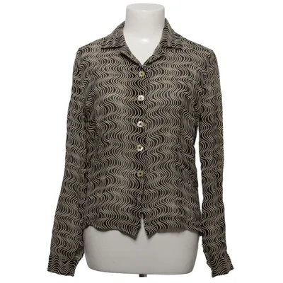 Blouse (Zwart, Beige) van Briefing Viscose