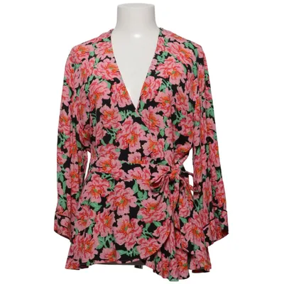 Wikkelblouse (Roze, Zwart, Groen) van Modström Viscose